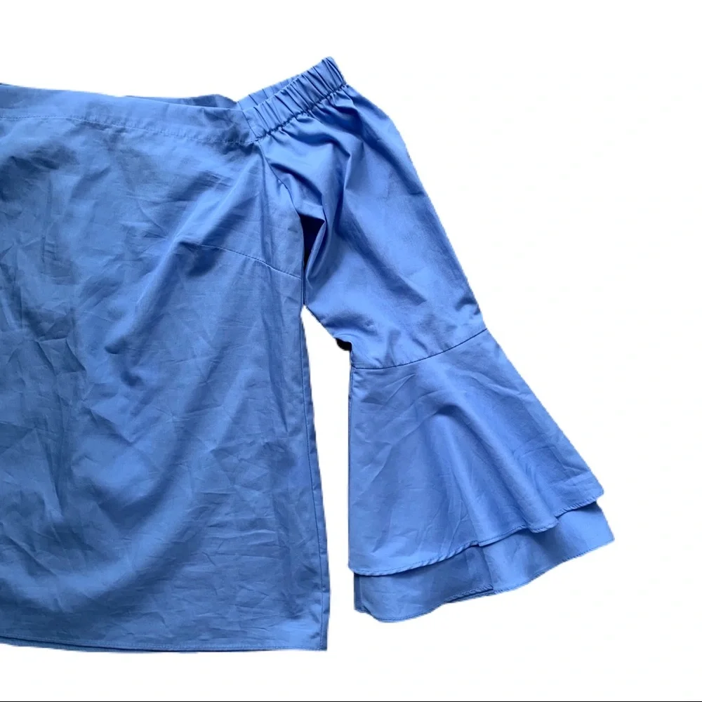 Amanda Uprichard Arabelle Top chambray net xsmall - Picture 5 of 8